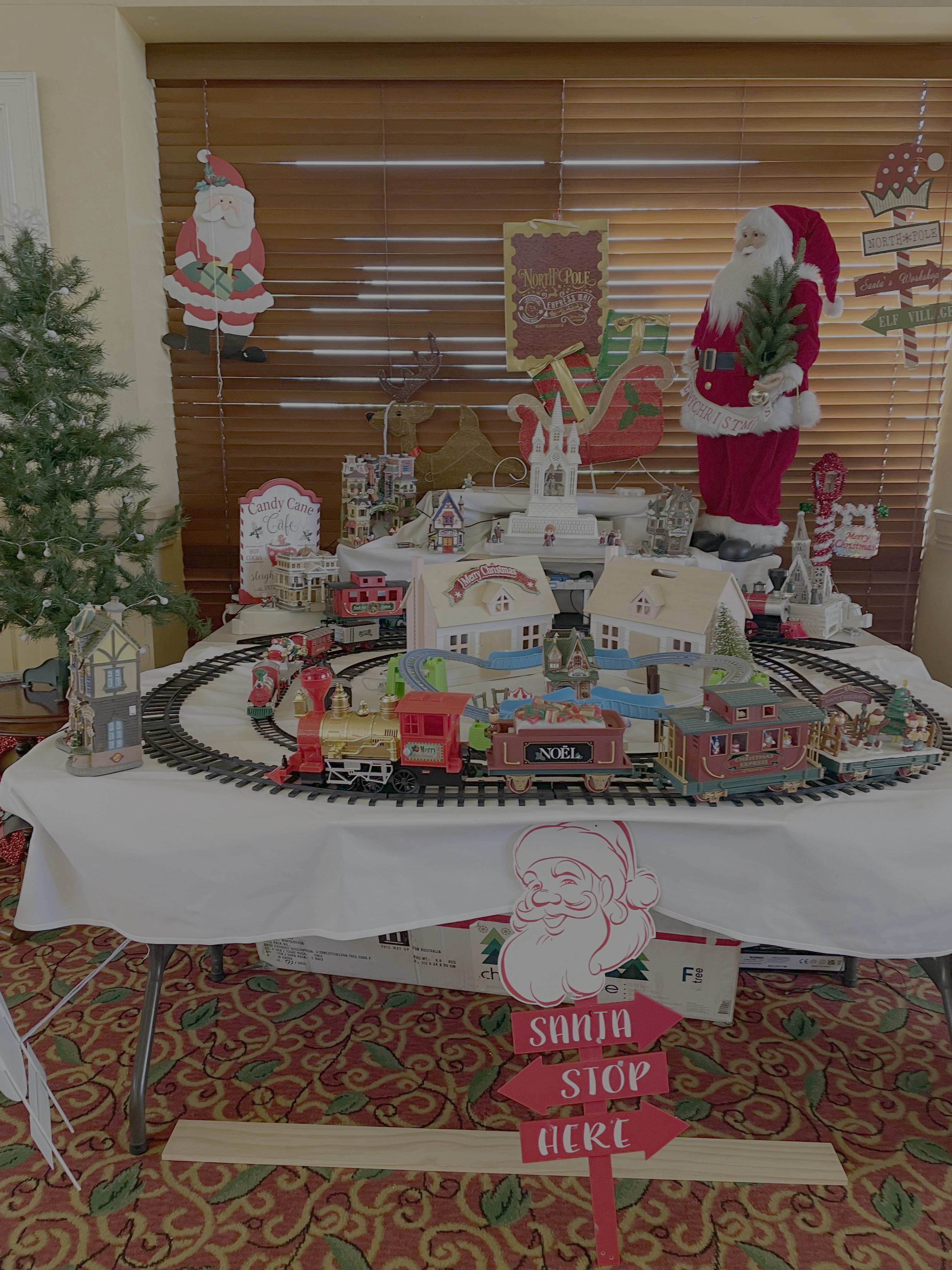 Christmas display by George